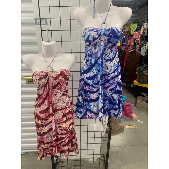 NWOT SUMMER DRESS GREAT FOR VACATIONS RESIORTS OR A NICE COMFY DATE NIGHT DRESS - Picture 1 of 3